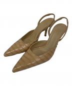 GIA BORGHINIジア・ボルギーニ）の古着「パンプス」｜ベージュ