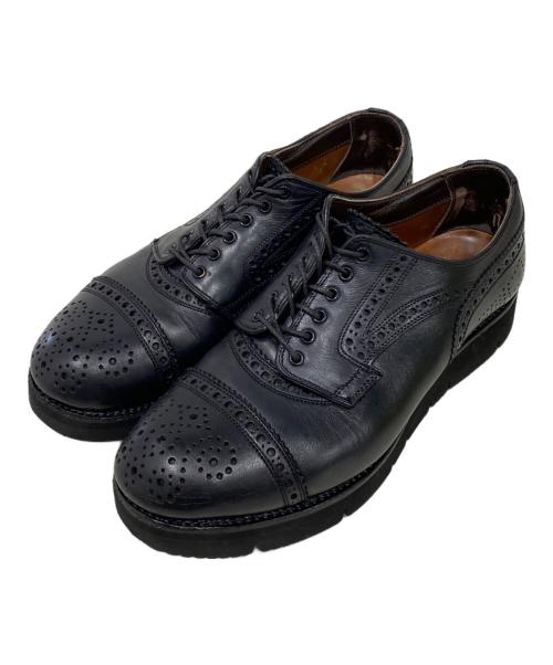 foot the coacher（フットザコーチャー）foot the coacher (フットザコーチャー) ストレートチップシューズ ブラック サイズ:25.5の古着・服飾アイテム