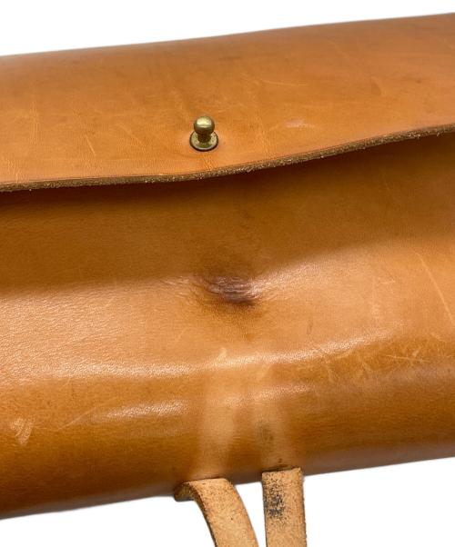 vasco（ヴァスコ）vasco (ヴァスコ) レザーショルダーバッグ キャメルの古着・服飾アイテム