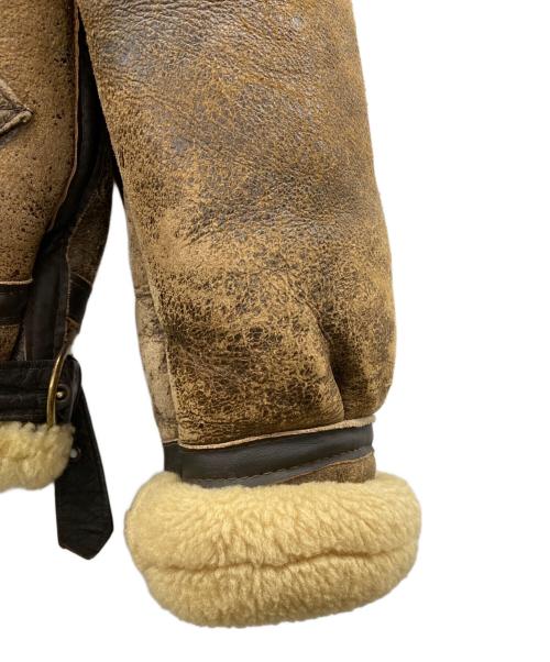 Schott（ショット）Schott (ショット) フライトジャケット ブラウン サイズ:38の古着・服飾アイテム