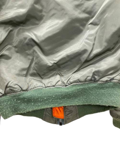 ALPHA INDUSTRIES（アルファインダストリーズ）ALPHA INDUSTRIES (アルファインダストリーズ) フライトジャケット オリーブ サイズ:Ｍの古着・服飾アイテム