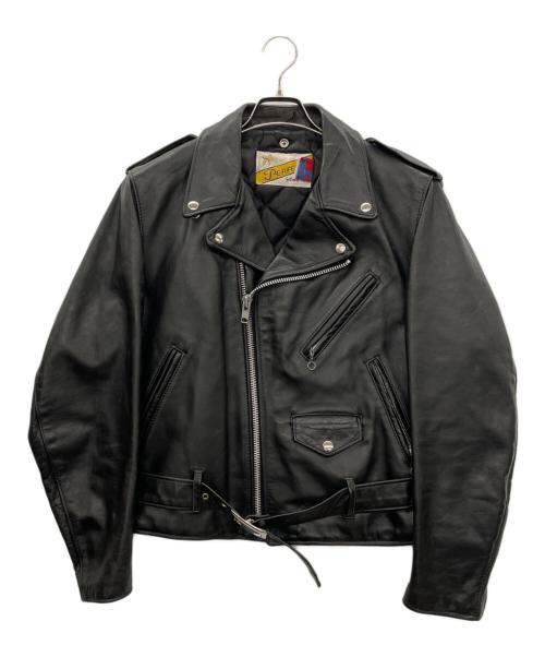 Schott（ショット）Schott (ショット) レザーライダースジャケット ブラック サイズ:SIZE 40の古着・服飾アイテム