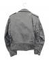 Schott (ショット) レザーライダースジャケット ブラック サイズ:SIZE 40：35000円