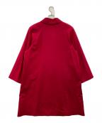 BALMAINバルマン）の古着「ステンカラーコート」｜レッド