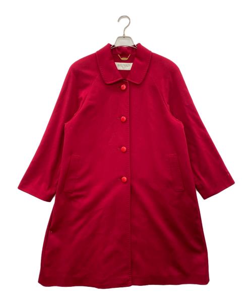 BALMAIN（バルマン）BALMAIN (バルマン) ステンカラーコート レッド サイズ:13の古着・服飾アイテム