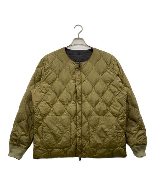 TAION×BEAMS LIGHT（タイオン×ビームス）TAION×BEAMS LIGHT (タイオン×ビームス) ミリタリーリバーシブルインナーダウン ブラック サイズ:Ｍの古着・服飾アイテム