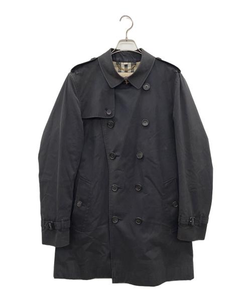 BURBERRY（バーバリー）BURBERRY (バーバリー) ケンジントン トレンチコート ネイビー サイズ:Ｍの古着・服飾アイテム