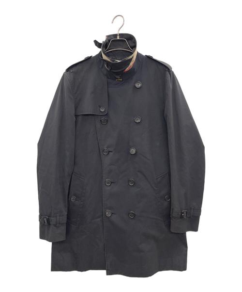 BURBERRY（バーバリー）BURBERRY (バーバリー) ケンジントン トレンチコート ネイビー サイズ:Ｍの古着・服飾アイテム
