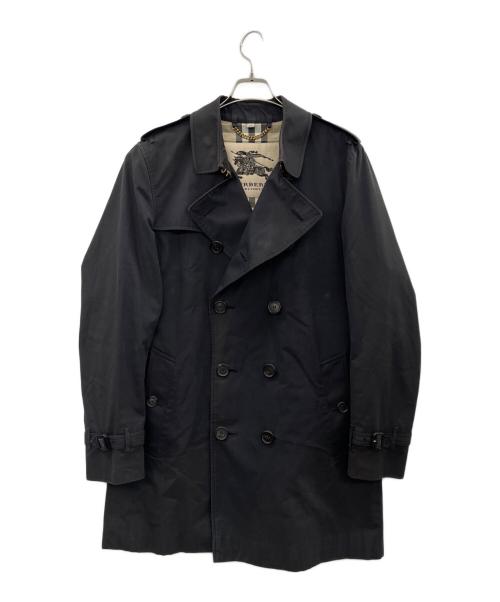 BURBERRY（バーバリー）BURBERRY (バーバリー) ケンジントン トレンチコート ネイビー サイズ:Ｍの古着・服飾アイテム