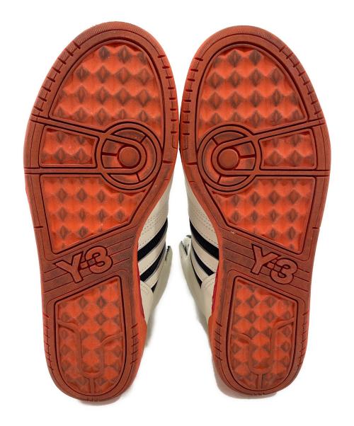 Y-3（ワイスリー）Y-3 (ワイスリー) adidas (アディダス) ハイカットスニーカー  adidas Y-3 Hayworth ホワイト×オレンジ サイズ:27.5の古着・服飾アイテム
