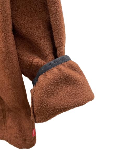 THE NORTH FACE（ザ ノース フェイス）THE NORTH FACE (ザ ノース フェイス) SUPREME (シュプリーム) Steep Tech Fleece Pullover ブラック×ブラウン サイズ:Lの古着・服飾アイテム