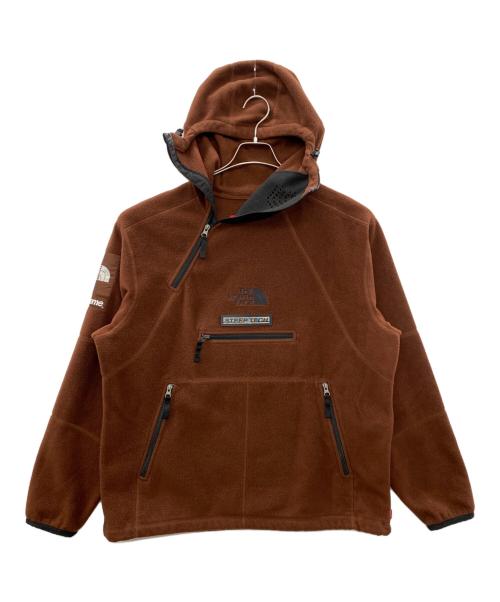 THE NORTH FACE（ザ ノース フェイス）THE NORTH FACE (ザ ノース フェイス) SUPREME (シュプリーム) Steep Tech Fleece Pullover ブラック×ブラウン サイズ:Lの古着・服飾アイテム