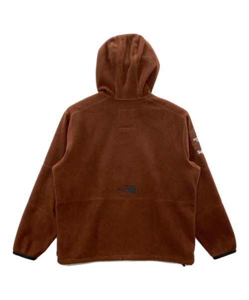 THE NORTH FACE（ザ ノース フェイス）THE NORTH FACE (ザ ノース フェイス) SUPREME (シュプリーム) Steep Tech Fleece Pullover ブラック×ブラウン サイズ:Lの古着・服飾アイテム