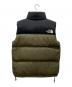 THE NORTH FACE (ザ ノース フェイス) ヌプシベスト ブラック×オリーブ サイズ:L：14000円