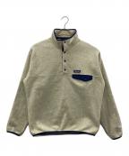 Patagoniaパタゴニア）の古着「シンチラ スナップT」｜ネイビー×ベージュ
