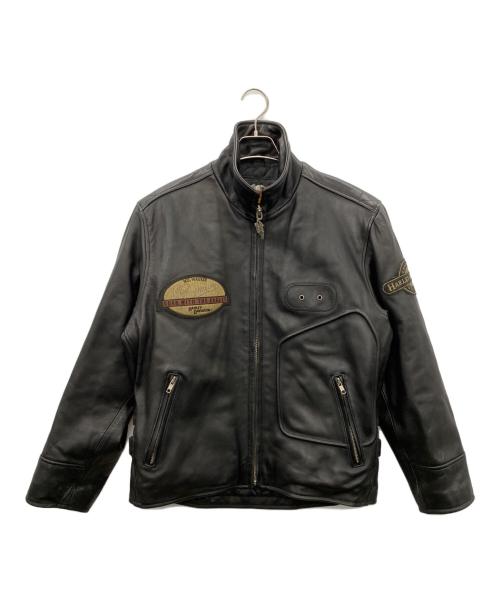 HARLEY-DAVIDSON（ハーレーダビッドソン）HARLEY-DAVIDSON (ハーレーダビッドソン) レザージャケット ブラック サイズ:Sの古着・服飾アイテム