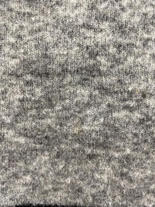 STONE ISLAND（ストーンアイランド）STONE ISLAND (ストーンアイランド) バイカラーニット ブラック×グレー サイズ:Ｍの古着・服飾アイテム