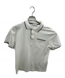 PRADA（プラダ）の古着「ポロシャツ」｜ホワイト