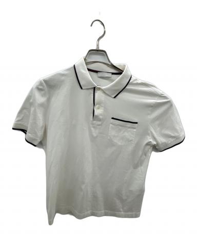 中古・古着通販】PRADA (プラダ) ポロシャツ ホワイト サイズ:M