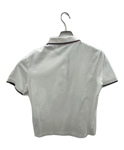 PRADA（プラダ）PRADA (プラダ) ポロシャツ ホワイト サイズ:Ｍの古着・服飾アイテム