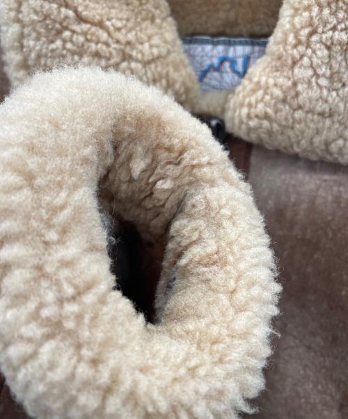 TERRA AUSTRALIS（テラ・アウストラリス）TERRA AUSTRALIS (テラ・アウストラリス) ムートンジャケット ブラウン サイズ:Ｍの古着・服飾アイテム