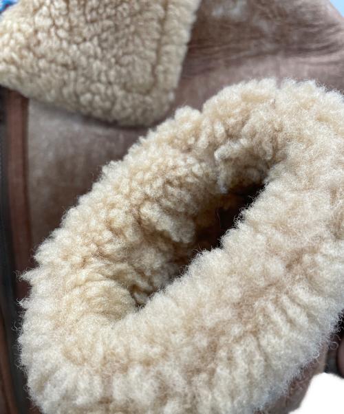 TERRA AUSTRALIS（テラ・アウストラリス）TERRA AUSTRALIS (テラ・アウストラリス) ムートンジャケット ブラウン サイズ:Ｍの古着・服飾アイテム