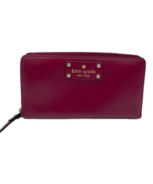 Kate Spade（ケイトスペード）Kate Spade (ケイトスペード) 長財布 レッドの古着・服飾アイテム