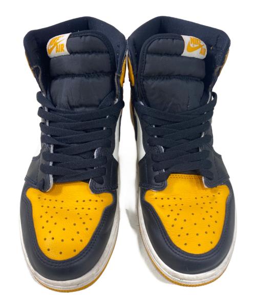 NIKE（ナイキ）NIKE (ナイキ) ハイカットスニーカー Air Jordan 1 Retro High OG イエロー×ブラック サイズ:26.5の古着・服飾アイテム