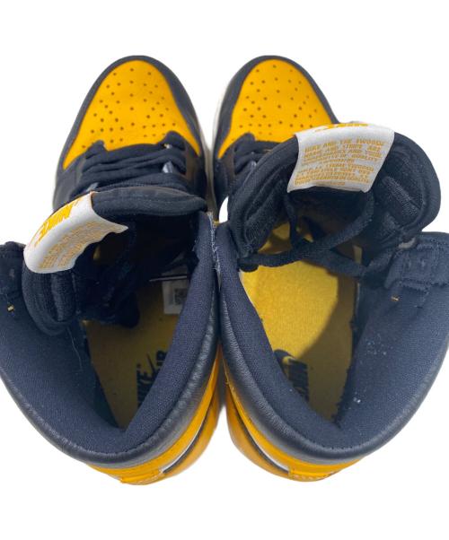 NIKE（ナイキ）NIKE (ナイキ) ハイカットスニーカー Air Jordan 1 Retro High OG イエロー×ブラック サイズ:26.5の古着・服飾アイテム
