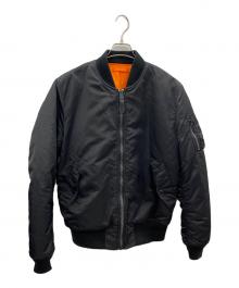 ALPHA（アルファ）の古着「MA-1ジャケット」｜ブラック