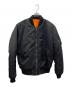 ALPHA（アルファ）の古着「MA-1ジャケット」｜ブラック