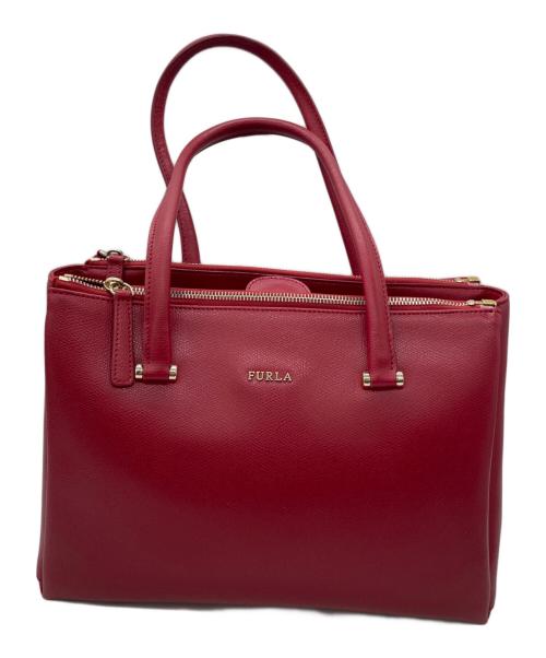 FURLA（フルラ）FURLA (フルラ) トートバッグ レッドの古着・服飾アイテム