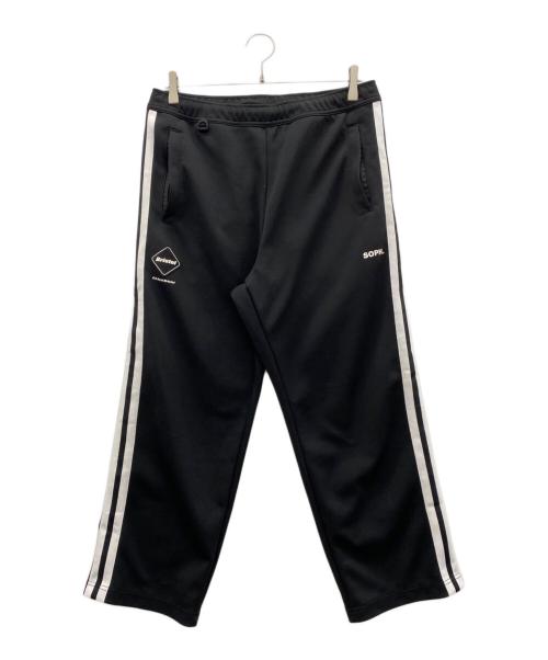 F.C.Real Bristol（エフシーレアルブリストル）F.C.Real Bristol (エフシーレアルブリストル) ジャージパンツ ブラック×ホワイト サイズ:Ｍの古着・服飾アイテム