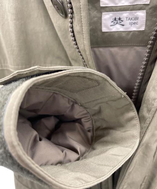 Snow peak（スノーピーク）Snow peak (スノーピーク) TAKIBI Down Coat オリーブ サイズ:Ｍの古着・服飾アイテム