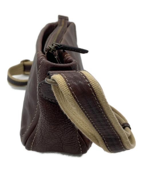 土屋鞄（ツチヤカバン）土屋鞄 (ツチヤカバン) レザーショルダーバッグ ブラウンの古着・服飾アイテム