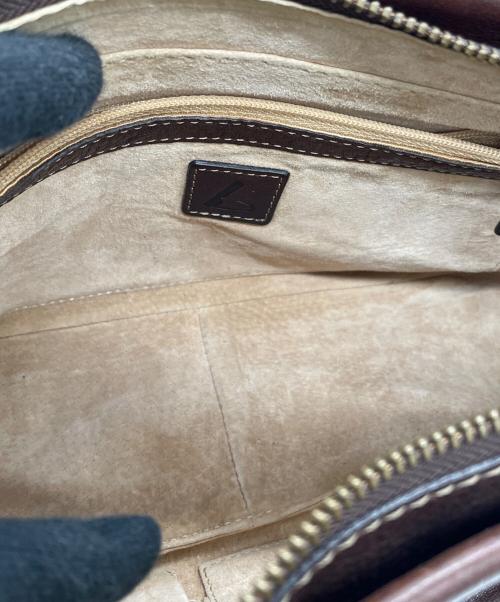 土屋鞄（ツチヤカバン）土屋鞄 (ツチヤカバン) レザーショルダーバッグ ブラウンの古着・服飾アイテム