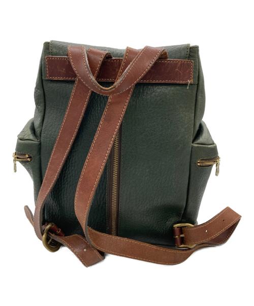 SOMES SADDLE（ソメスサドル）SOMES SADDLE (ソメスサドル) レザーリュック オリーブの古着・服飾アイテム