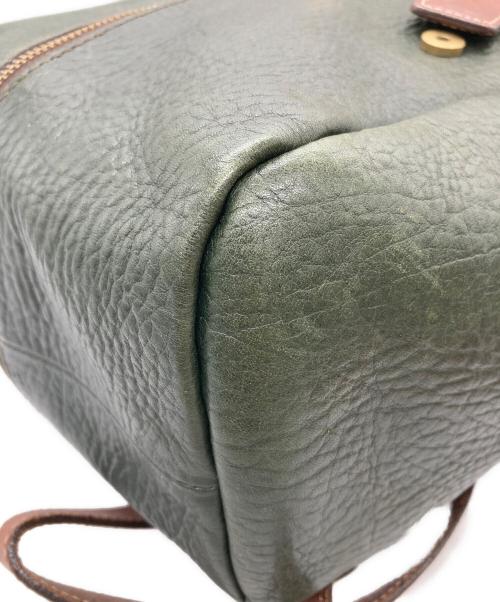 SOMES SADDLE（ソメスサドル）SOMES SADDLE (ソメスサドル) レザーリュック オリーブの古着・服飾アイテム