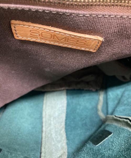 SOMES SADDLE（ソメスサドル）SOMES SADDLE (ソメスサドル) レザーリュック オリーブの古着・服飾アイテム