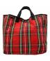BAG'n'NOUN（バッグンナウン）の古着「チェック トートバッグ」｜レッド