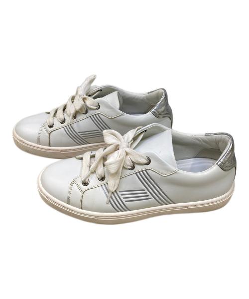 HERMES（エルメス）HERMES (エルメス) ローカットスニーカー 	アヴァンタージュ ホワイト サイズ:37.5の古着・服飾アイテム
