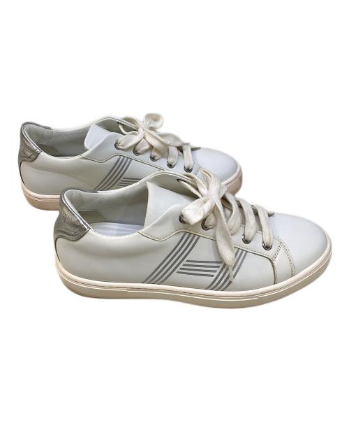 HERMES（エルメス）HERMES (エルメス) ローカットスニーカー 	アヴァンタージュ ホワイト サイズ:37.5の古着・服飾アイテム