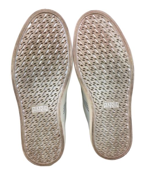 HERMES（エルメス）HERMES (エルメス) ローカットスニーカー 	アヴァンタージュ ホワイト サイズ:37.5の古着・服飾アイテム