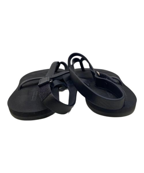 HERMES（エルメス）HERMES (エルメス) バックストラップサンダル タヒチ ブラック サイズ:37の古着・服飾アイテム