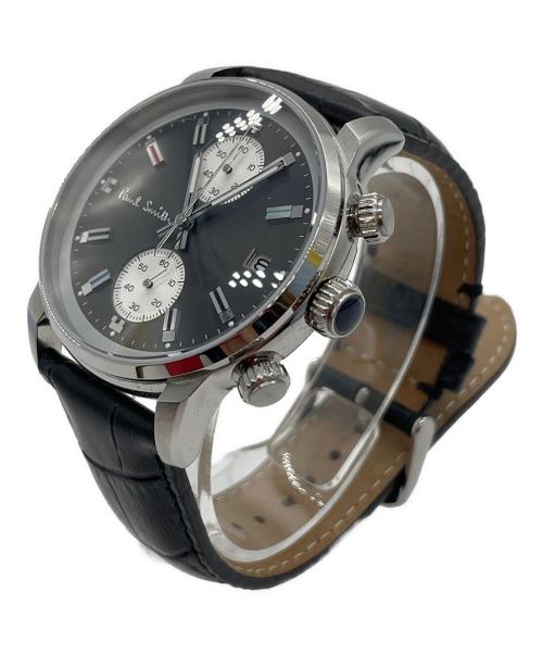 PAUL SMITH（ポールスミス）PAUL SMITH (ポールスミス) リストウォッチ ブラックの古着・服飾アイテム