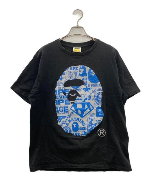 A BATHING APE（ア ベイシング エイプ）A BATHING APE (ア ベイシング エイプ) 半袖カットソー ブラック サイズ:Lの古着・服飾アイテム