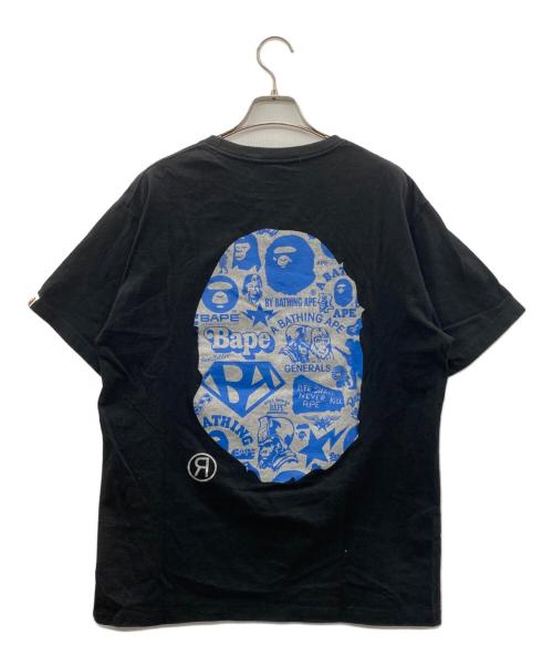 A BATHING APE（ア ベイシング エイプ）A BATHING APE (ア ベイシング エイプ) 半袖カットソー ブラック サイズ:Lの古着・服飾アイテム