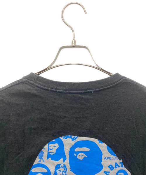 A BATHING APE（ア ベイシング エイプ）A BATHING APE (ア ベイシング エイプ) 半袖カットソー ブラック サイズ:Lの古着・服飾アイテム