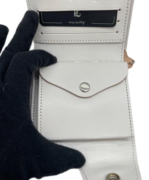Igginbottom（イギンボトム）Igginbottom (イギンボトム) レザー財布 ホワイトの古着・服飾アイテム