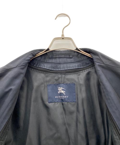 BURBERRY LONDON（バーバリーロンドン）BURBERRY LONDON (バーバリーロンドン) 比翼コート ネイビー サイズ:不明の古着・服飾アイテム